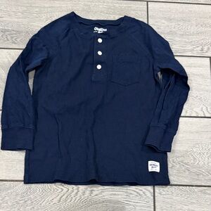OshKosh B'gosh Dark Blue Long Sleeve Henley